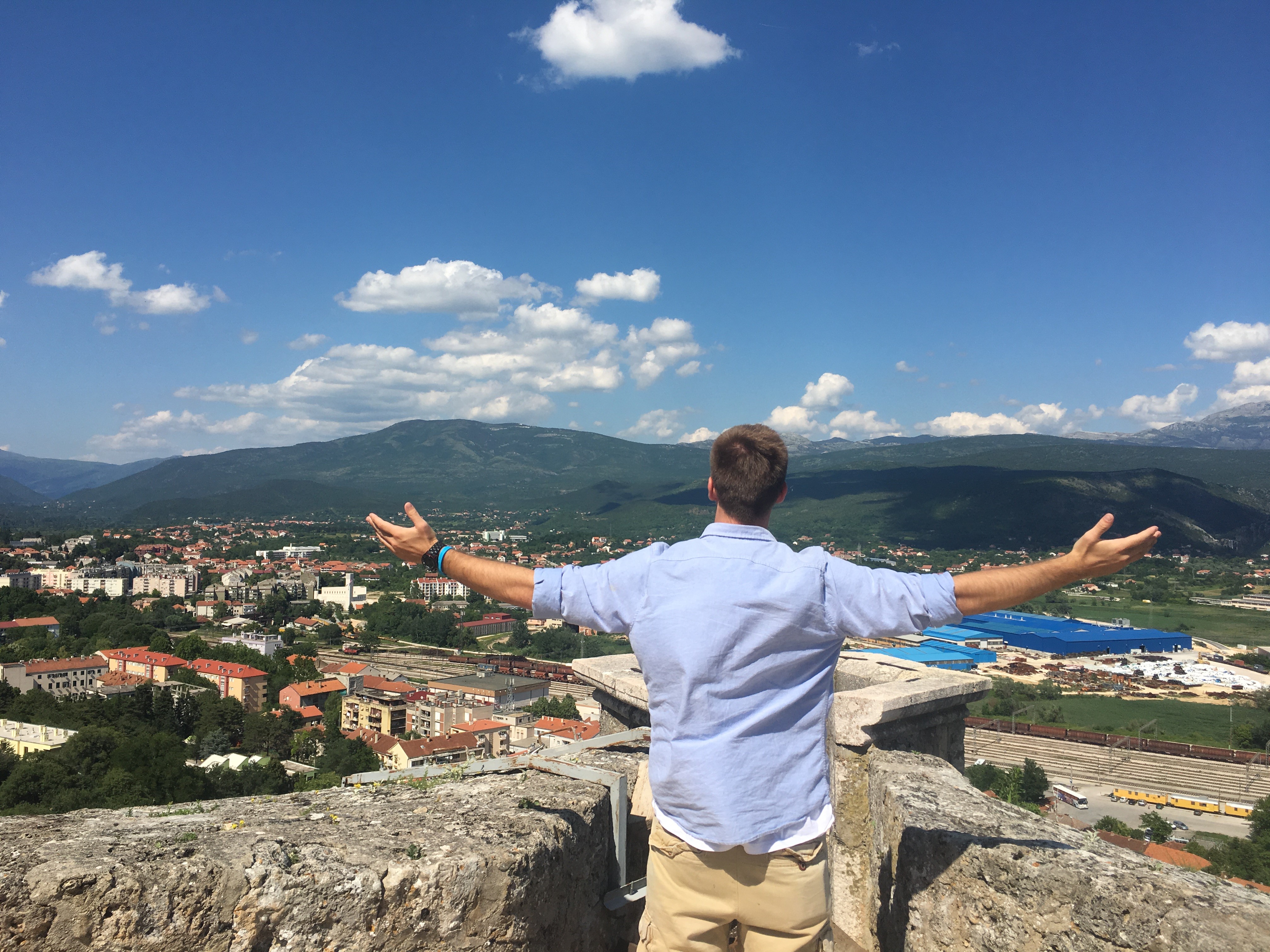 Nicholas experiencing Croatia